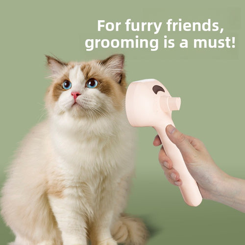 Electric Pet Hair Comb with Spray Function