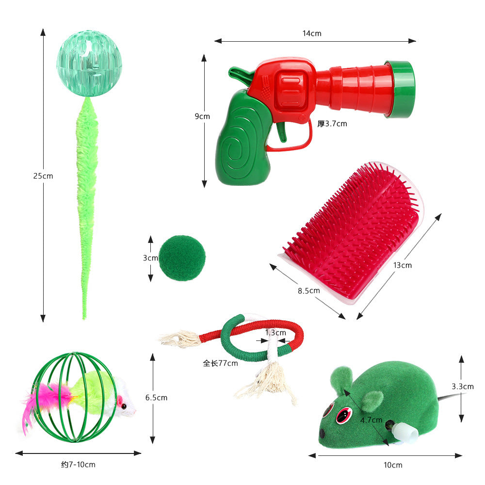 Cattuila™ Christmas Pet Cat Toy Ball