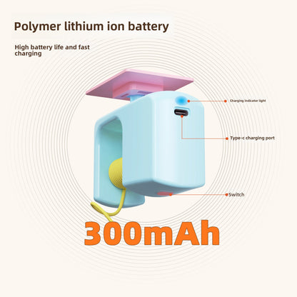 Electric Hanging Door Cat Toy with Teasing Stick