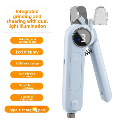 Electric Pet Nail Grinder Trimmer