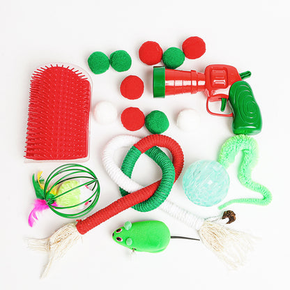 Cattuila™ Christmas Pet Cat Toy Ball