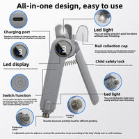 Electric Pet Nail Grinder Trimmer